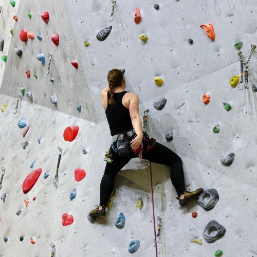 rock climbing